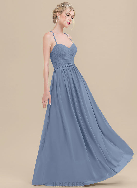 Prom Dresses Zara Chiffon A-Line With Sweetheart Floor-Length Ruffle