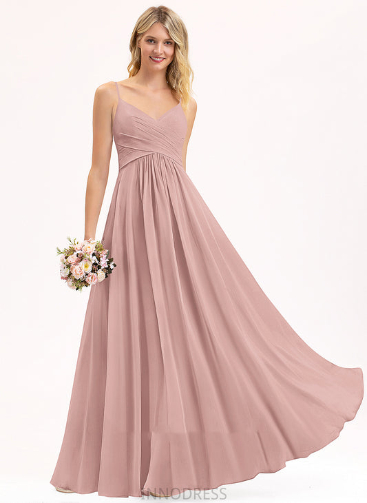 V-neck Ruffle Neckline Length A-Line Floor-Length Silhouette Embellishment Fabric Campbell Sheath/Column V-Neck Bridesmaid Dresses