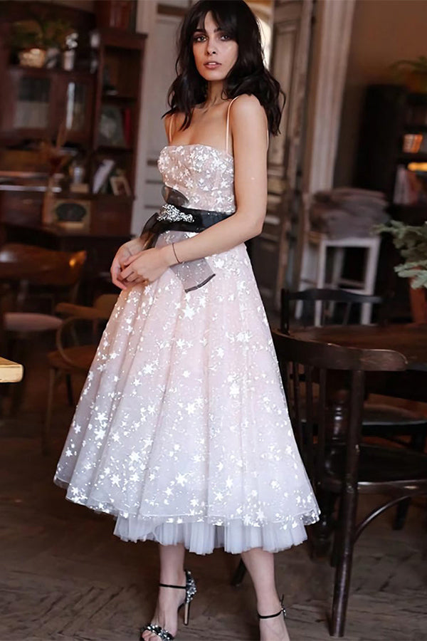 Sparkly Starry Night Sequins Homecoming Dresses