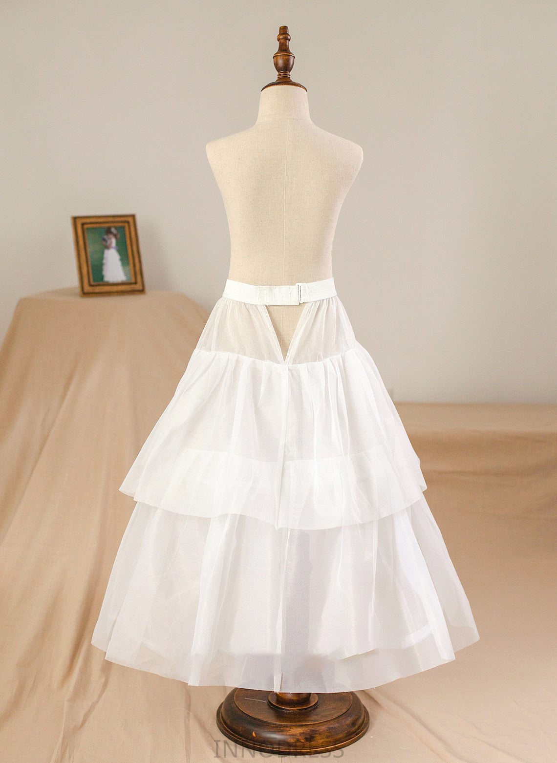 Sash Beading Junior Bridesmaid Dresses Scoop Josephine With Tulle Bow(s) Neck Ball-Gown/Princess Floor-Length