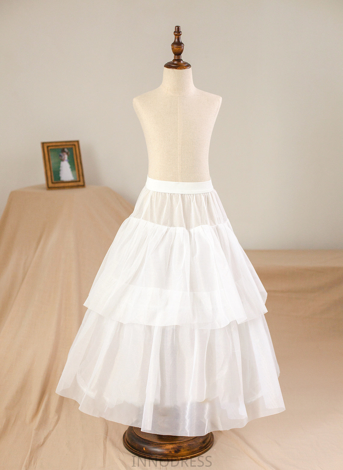 Sash Beading Junior Bridesmaid Dresses Scoop Josephine With Tulle Bow(s) Neck Ball-Gown/Princess Floor-Length