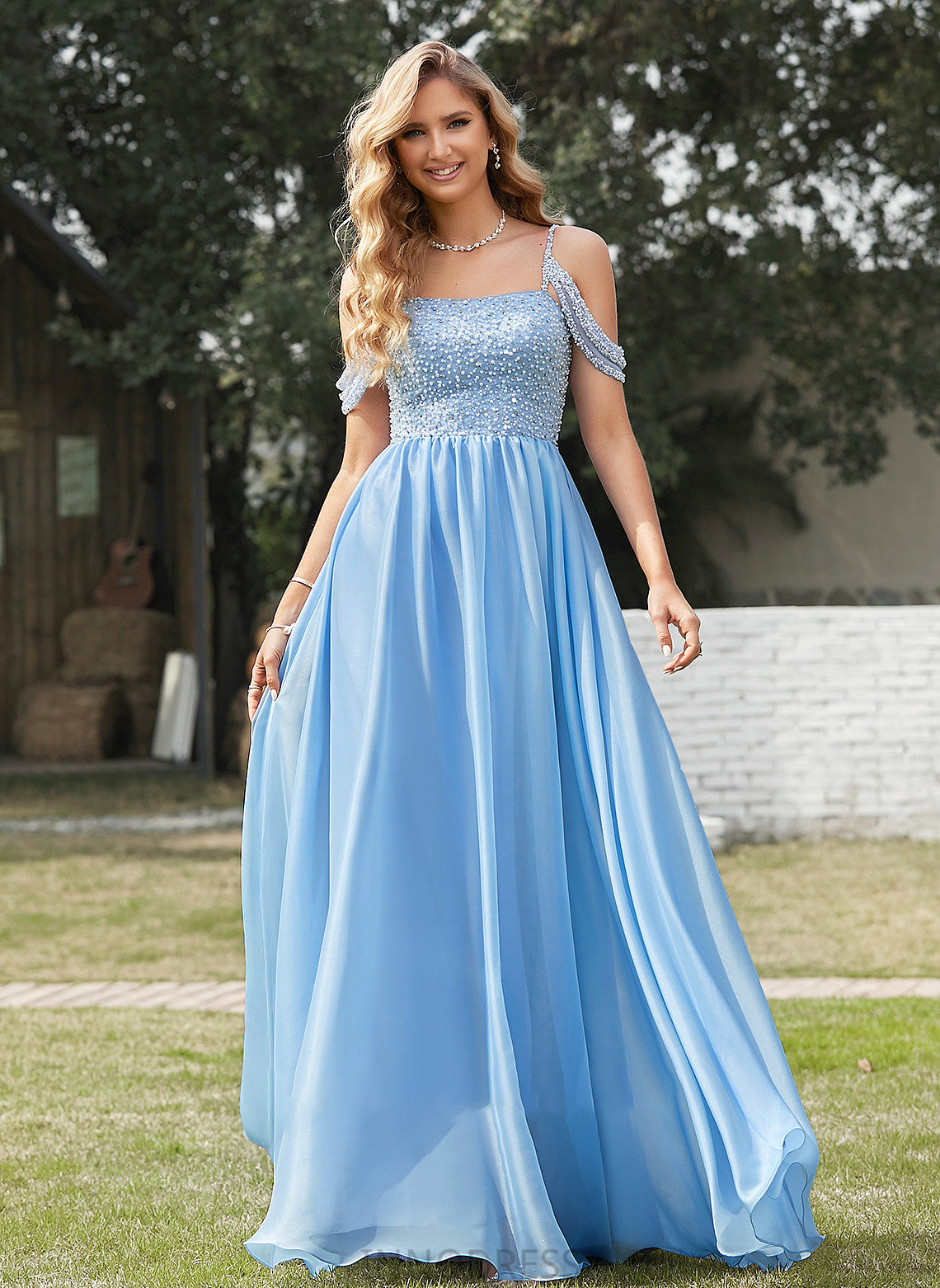 Organza Sweetheart With Ball-Gown/Princess Prom Dresses Floor-Length Alexia Beading Sequins