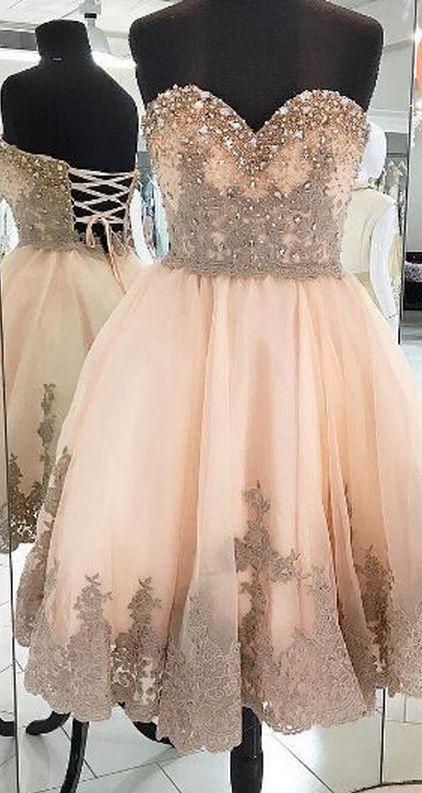 Modest Gorgeous Sweetheart Homecoming Dresses Maci 10360