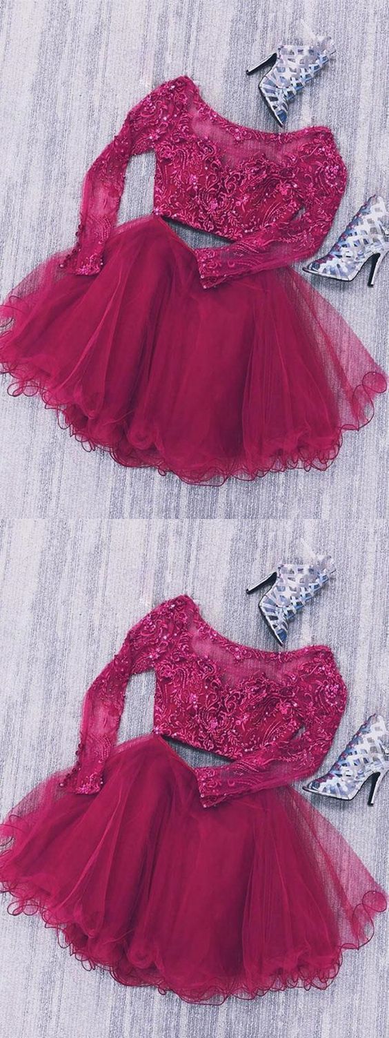 Burgundy Homecoming Dresses Layla Short 11404