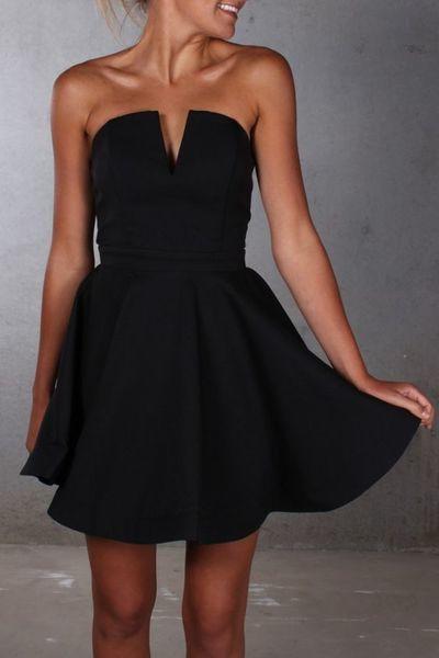 Sexy Dress Black Lovey Evie Cocktail Homecoming Dresses Cute Gown Dress 1160