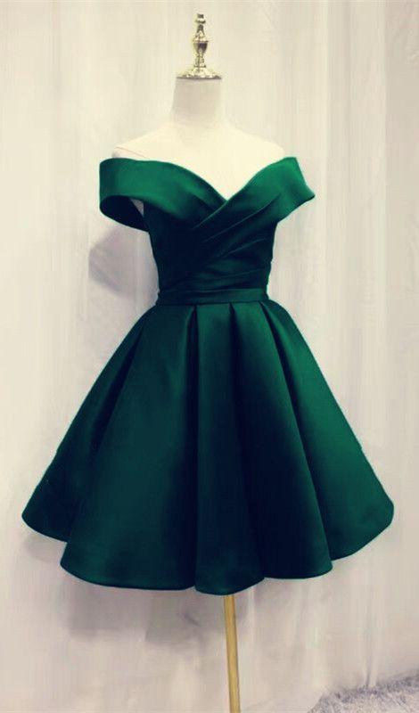 Homecoming Dresses Laura Short Emerald Green 11910