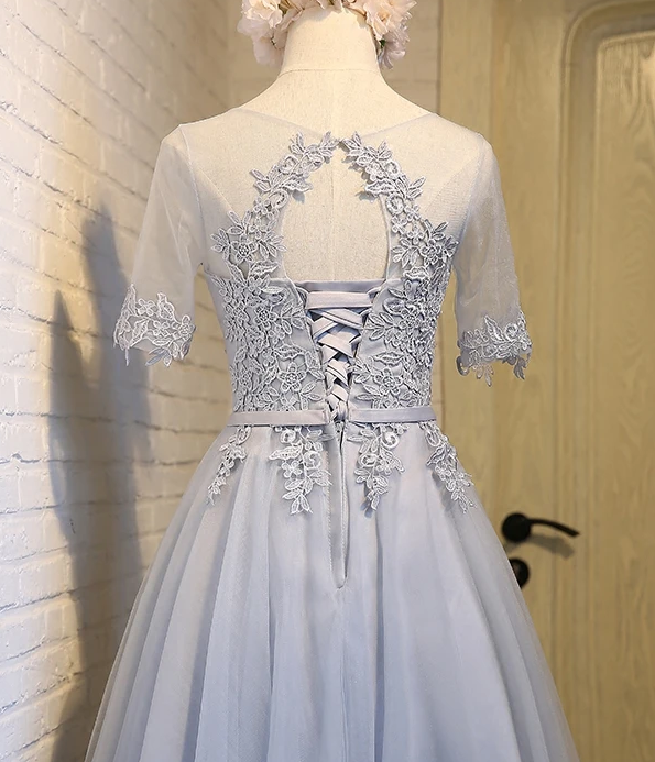 Light Homecoming Dresses Averi Grey Tea Length 11919