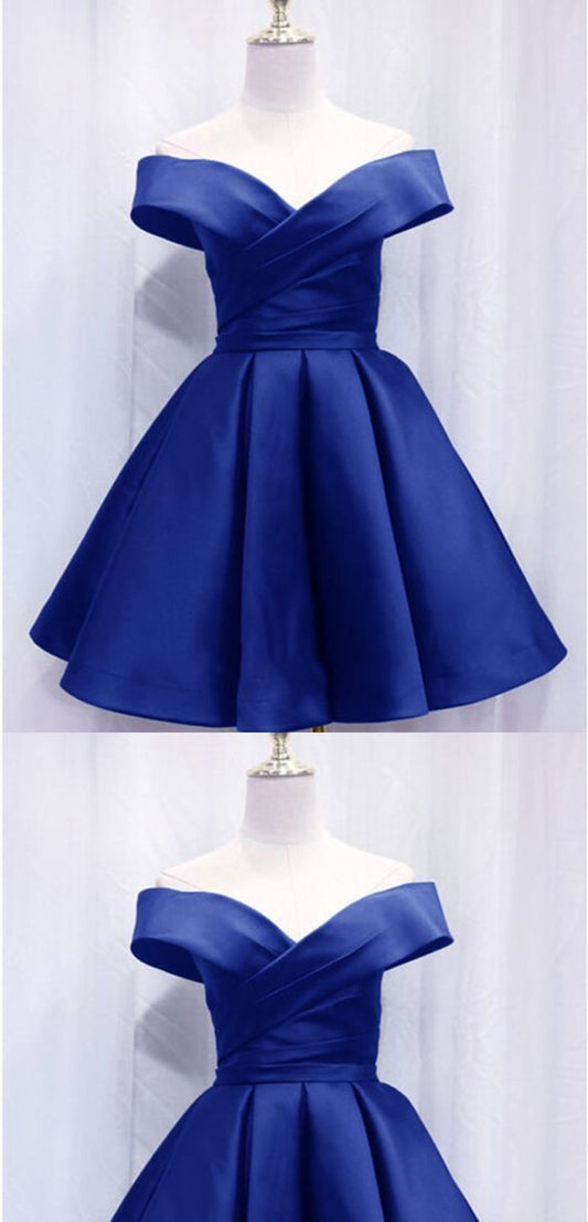 Thalia Royal Blue Homecoming Dresses Short Dresses 12431