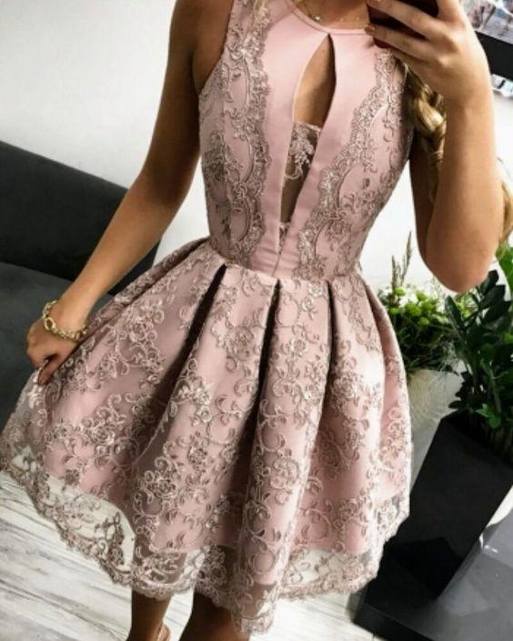 Rylie Homecoming Dresses Lace A Line With 1445