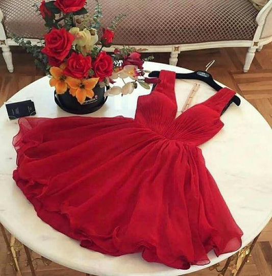 Homecoming Dresses A Line Paola Chic Red 16171