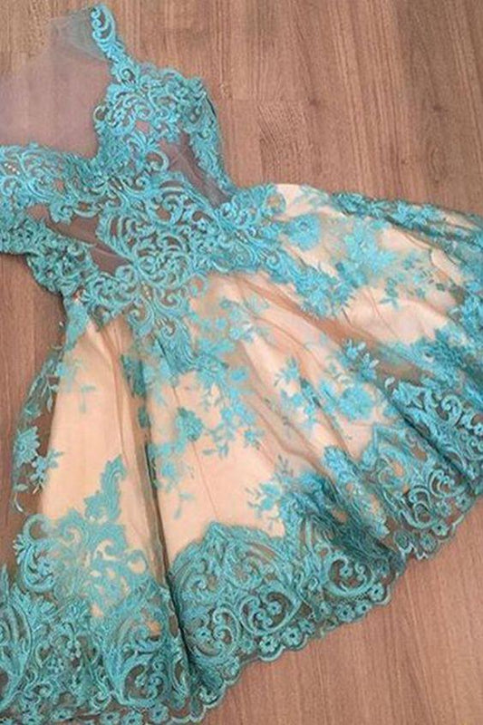 Blue Short Arielle Homecoming Dresses 1875