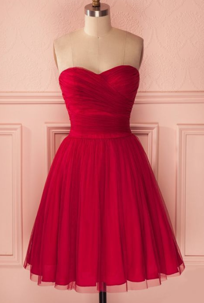 Red Sweetheart Ruches Short Fashion Sexy Party Dress Custom Made Homecoming Dresses Lexi Evening Dress 2715