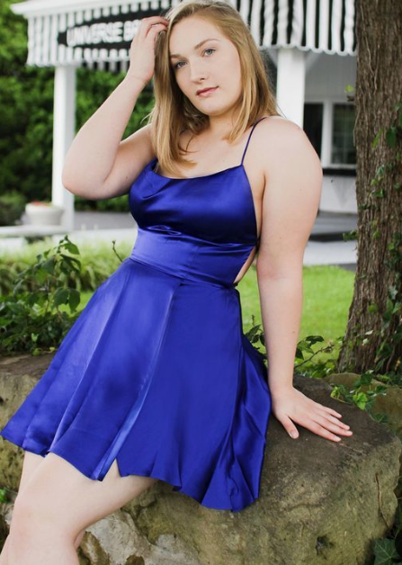 Plus Size Homecoming Dresses Royal Blue Pam For Teen Cheap Hoco Dress 2934