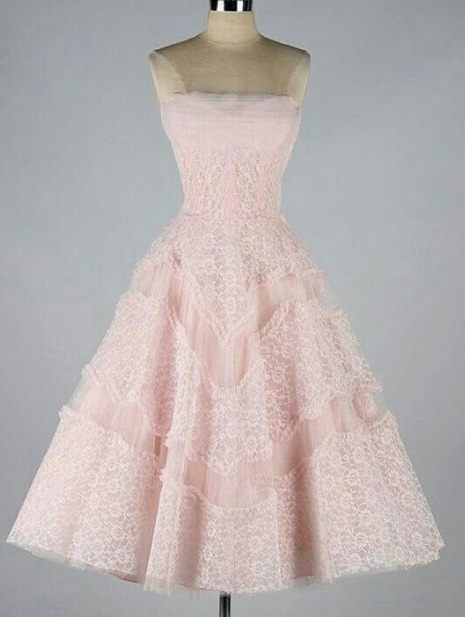 Jemima Lace Pink Homecoming Dresses Strapless 3990