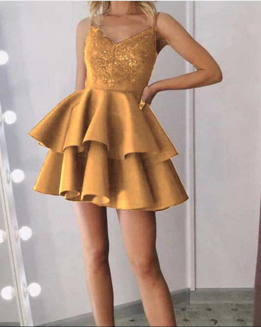 Short 2024 With Straps Homecoming Dresses Eileen 4067