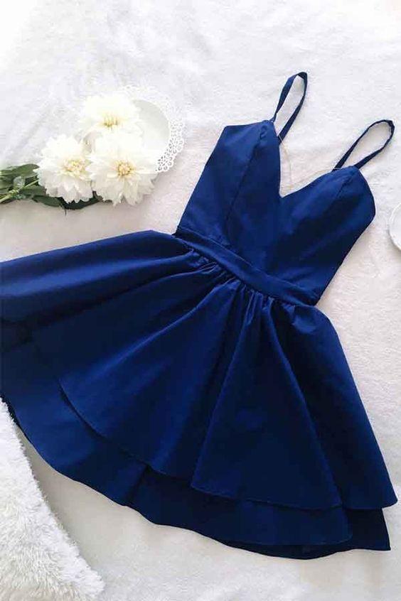 Hoco Dresses Short 2024 Back To Thalia Homecoming Dresses Royal Blue School Dress 4548