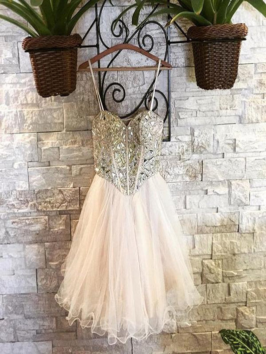 Sexy Sweetheart With Homecoming Dresses Kennedi Beading Spaghetti Straps 586