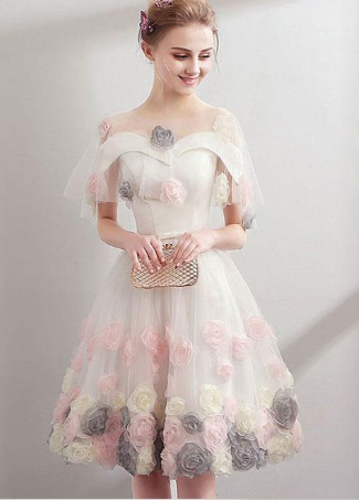 Cute Sweetheart Tulle Short Tulle Camryn Homecoming Dresses 789