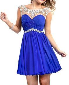 Charming Beading Short Homecoming Dresses Jemima Chiffon Noble 9430