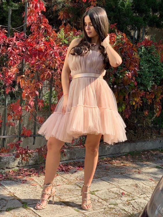 Layered Dress Ruffle Norma Homecoming Dresses 9913